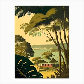 Nosy Iranja Madagascar Rousseau Inspired Tropical Destination Canvas Print