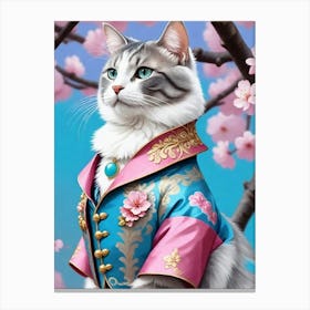 Chinese Cat 2 Canvas Print