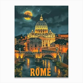 Rome Traveling Canvas Print