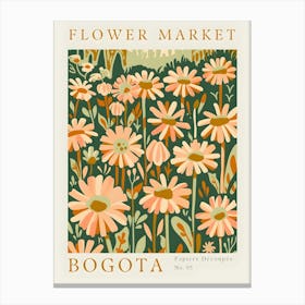 Flower Market Bokta Canvas Print