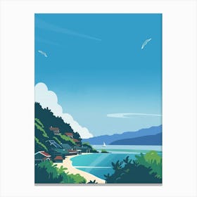 Ise Japan 2 Colourful Illustration Canvas Print