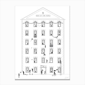 House Of Tiny People Canvas Print