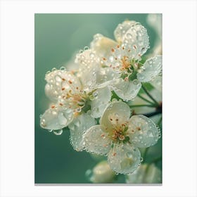 Blossoms In The Rain 1 Canvas Print