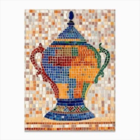 Mosaic Urn Canvas Print