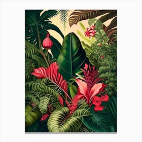 Tropical Paradise 3 Botanicals Canvas Print