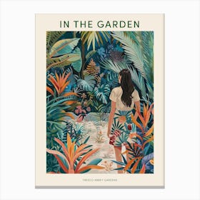 In The Garden Poster Tresco Abbey Gardens United Kingdom 2 Canvas Print
