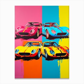 Classic Car Pop Art 1 Canvas Print