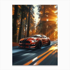 Ford Mustang Wallpaper Canvas Print