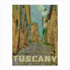 Tuscany Travel Poster, Circe Denyer Canvas Print
