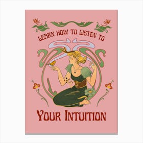 Your Intuition Canvas Print