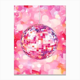 Disco Ball Background Canvas Print