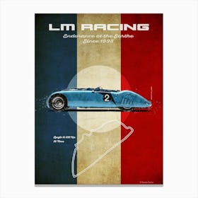 Lm Racing Bugatti Tank Canvas Print