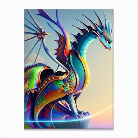 Colorful Dragon 1 Canvas Print