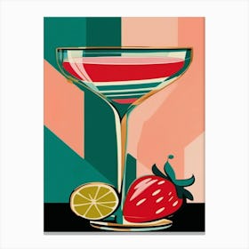 Cocktail In A Glass Canvas Print