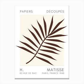 Henri Matisse Palm Leaf 4 Canvas Print