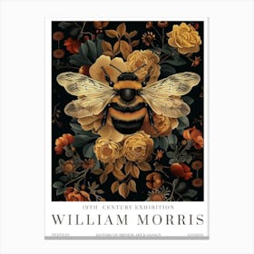 William Morris Print, William Morris Exhibition Print, William Morris Poster, Vintage Wall Art, Textiles Art, Vintage Poster, Bee wall Art 1 Canvas Print