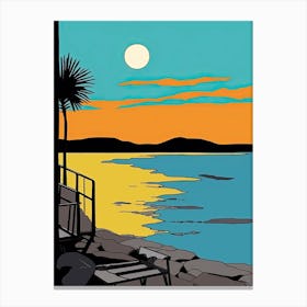 Minimal Design Style Of Phu Quoc, Vietnam 1 Canvas Print