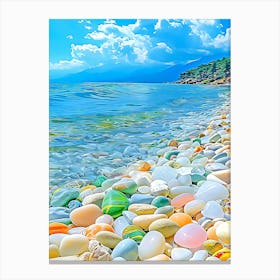 Sea Glass Beach Canvas Print