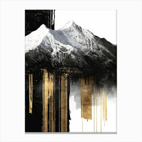 Gold And Black Canvas Print 67 Canvas Print