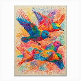 Birds In Flight 1 Canvas Print