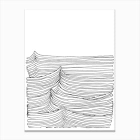 Continuous Waves Canvas Print