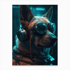 Space Dog 1 Canvas Print