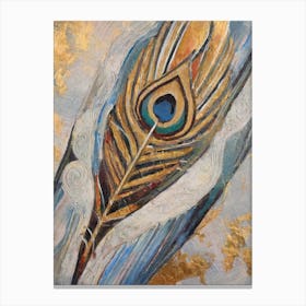 Peacock Feather Canvas Print