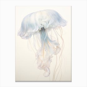 Comb Jellyfish Swimming 2 Canvas Print