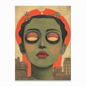 Queen Of The Zombies Canvas Print