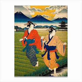 Traditional Japanese Art 3 Canvas Print