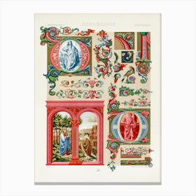 Renaissance Pattern, Albert Racine (9) 1 Canvas Print