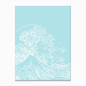 Great Wave Off Kanagawa 5 Canvas Print