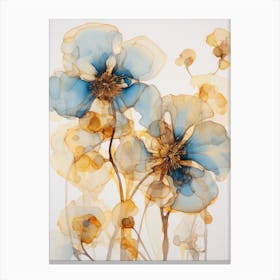 Blue Poppies 12 Canvas Print