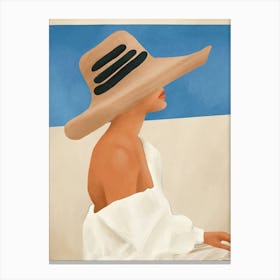 Summer Hat Canvas Print