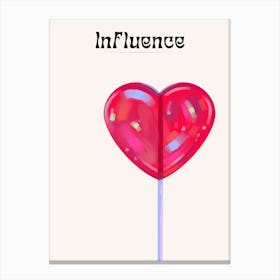 Influence Canvas Print