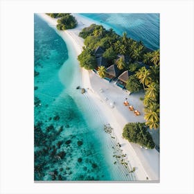 Maldives Island 5 Canvas Print