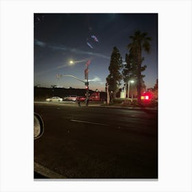 California Street Scene Canvas Print