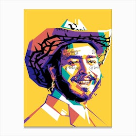 Post Malone WPAP Canvas Print