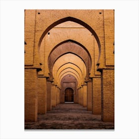 Arches Of A Mosque Canvas Print