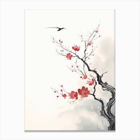 Japanese Sakura Blossom Canvas Print