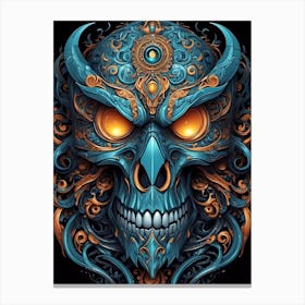 Skull Skull Skull Canvas Print