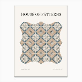 Tile Pattern Poster 60 Canvas Print