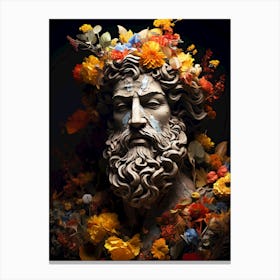 God Of Flowers Canvas Print