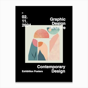 Graphic Design Archive Poster 09 Canvas Print