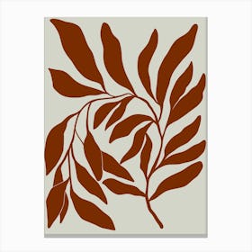 Octopus Leaf Canvas Print