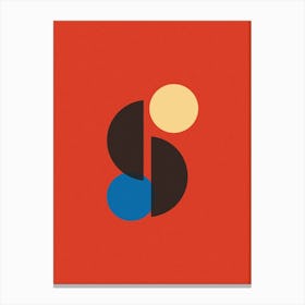 Mid Century Geometric Art 1 Canvas Print