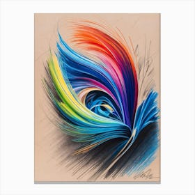 Peacock Feather 1 Canvas Print