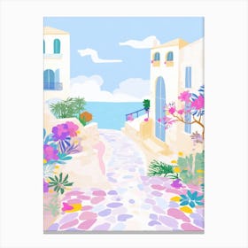 Otranto, Italy Colourful View 1 Canvas Print