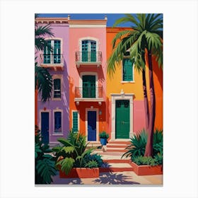 Colorful Houses 3 Canvas Print