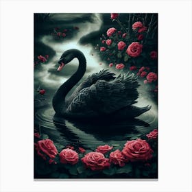 Black Swan Canvas Print